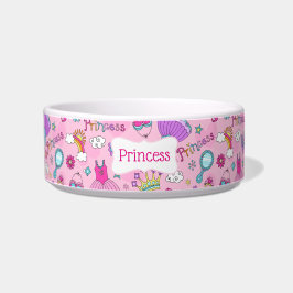 Comedero Pup Pink Princess Pet Bowl