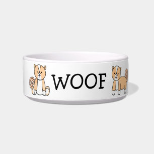 Comedero Pupeye WOOF Bowl