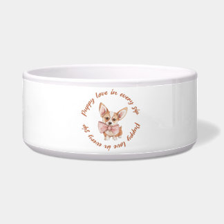 Comedero Puppy Love in Every Sip | Cute Dog Lover 