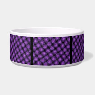 Comedero Purple Abstract Pet Bowl