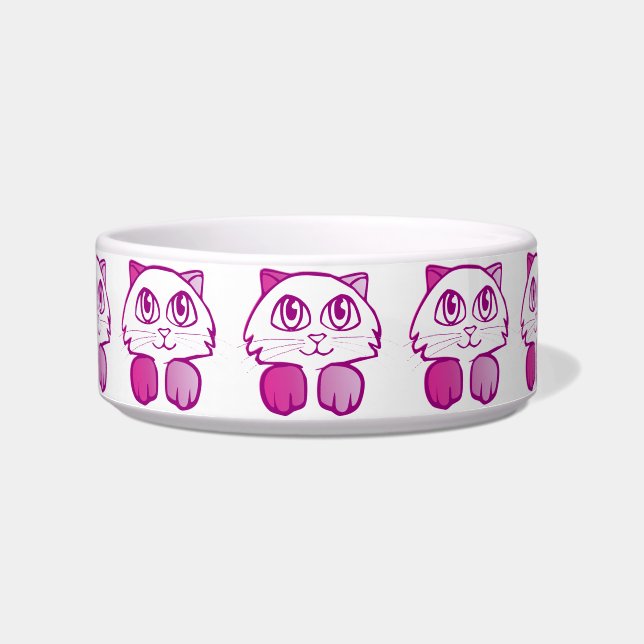 Comedero Purple Kitty (Frente)
