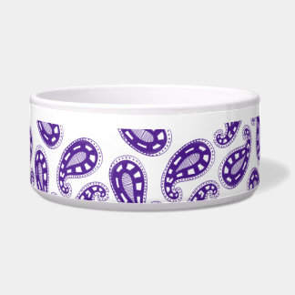 Comedero Purple Paisley