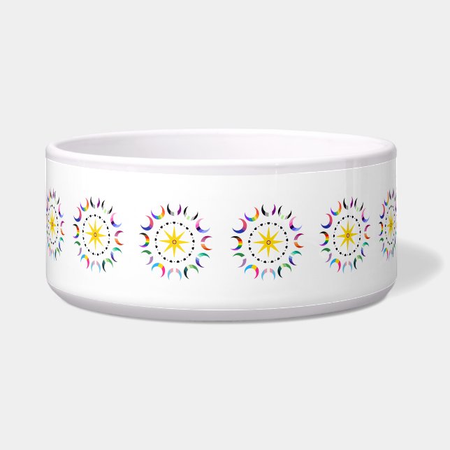 Comedero Queer Crescent Pride Moons (Frente)