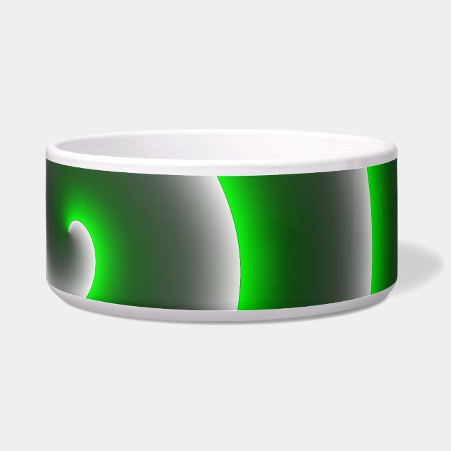 Comedero ¿Quer mudar un cor branco? Espiral verde chamativo (Frente)