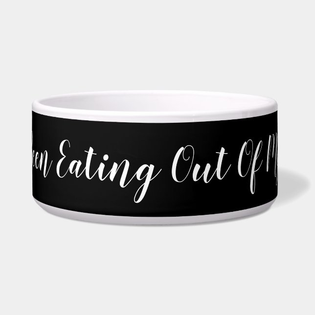 Comedero ¿Quién ha estado comiendo fuera de mi boliche? Gra (Frente)