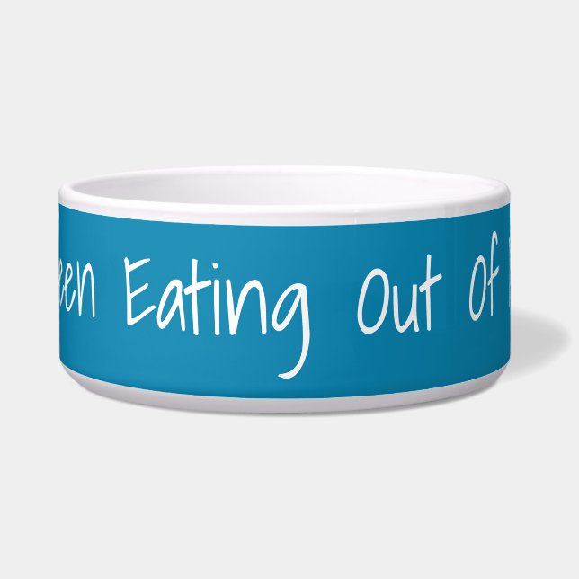 Comedero ¿Quién ha estado comiendo fuera de mi boliche? Gra (Frente)