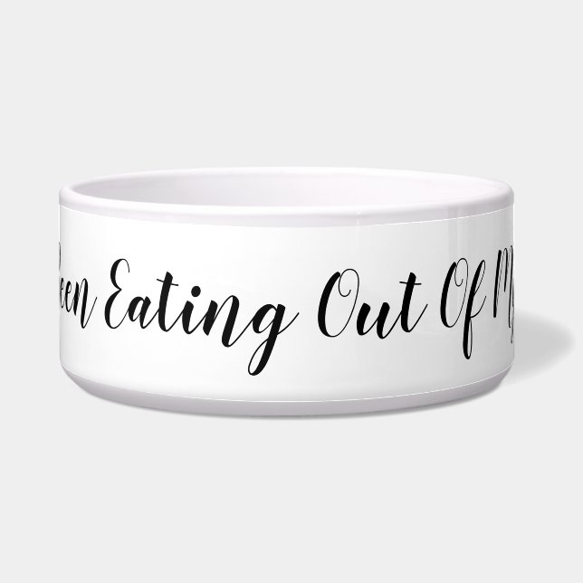 Comedero ¿Quién ha estado comiendo fuera de mi boliche? Men (Frente)