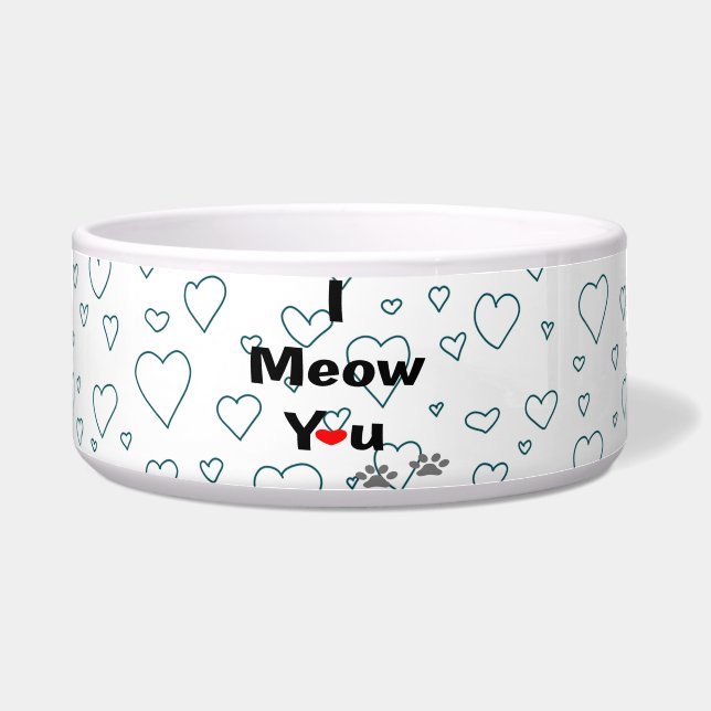 Comedero Quiero Decir Que Tu Propietario De Gatos Mascota G (Frente)