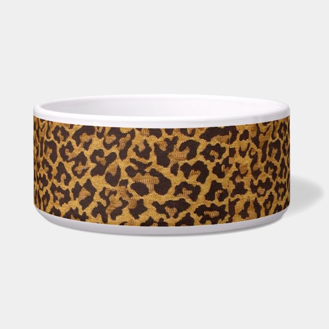 Comedero RAB Rockabilly Leopard Print Dog Bowl (Frente)