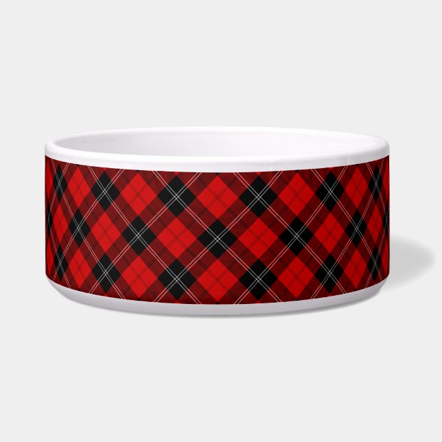 Comedero Ramsay tartan red black plon (Frente)