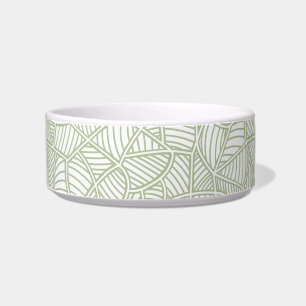 Comedero Random Leaf Mosaic Pale Green