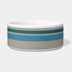 Comedero Rayado azul gris