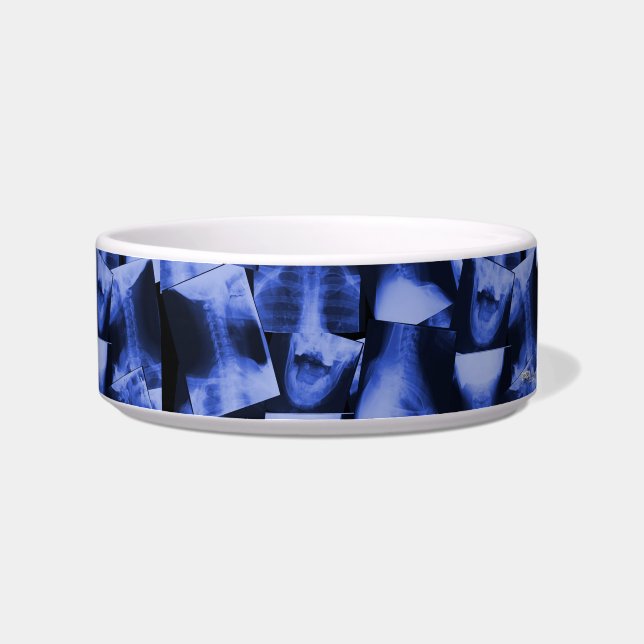 Comedero Rayado X - Azul electromagnético (Derecha)