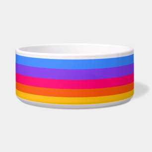 Comedero Rayas arcoiris