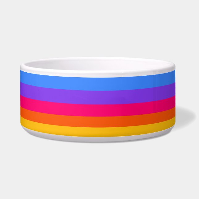 Comedero Rayas arcoiris (Frente)