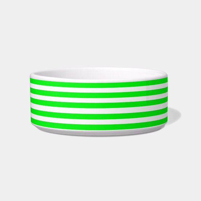 Comedero Rayas Verdes (Frente)