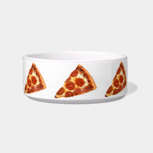 Comedero rebanada de pizza de pepperoni clásica de Slippery