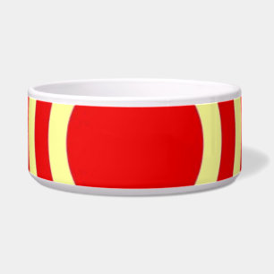 Comedero Red Circles Pet Bowl
