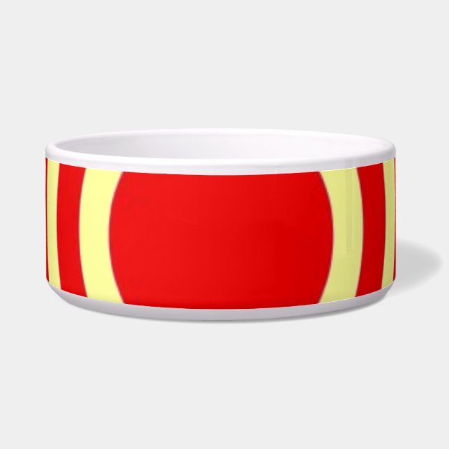 Comedero Red Circles Pet Bowl (Frente)