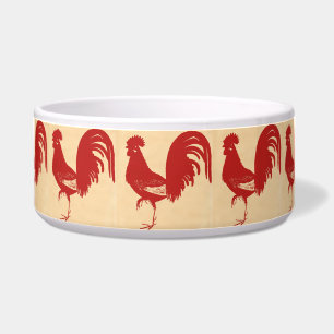 Comedero Red Rooster Pet Bowl