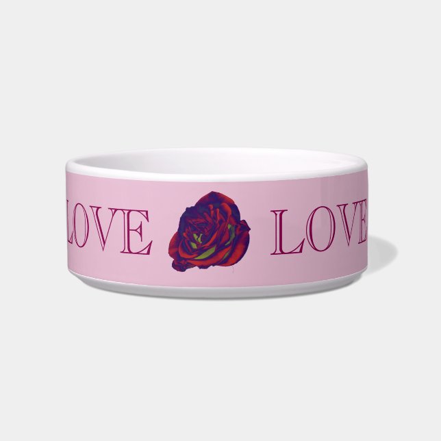 Comedero Red Rose Pet Bowl (Frente)