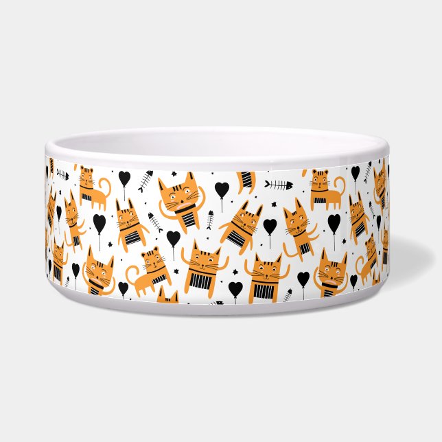 Comedero Regalo de gato | Patrón De Gato Cuto Chileno (Derecha)