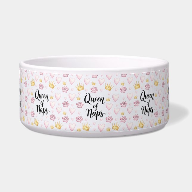 Comedero Reina del Sueño, Tazón de Perro (Frente)