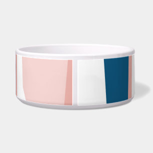 Comedero Resumen azul y blanco rosado