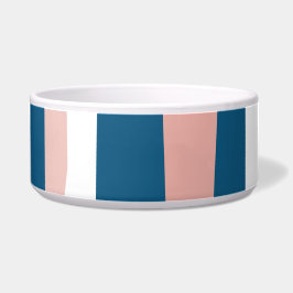 Comedero Resumen azul y blanco rosado