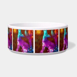 Comedero Resumen de Coyote Arte Saguaro Cactus Deert Brown