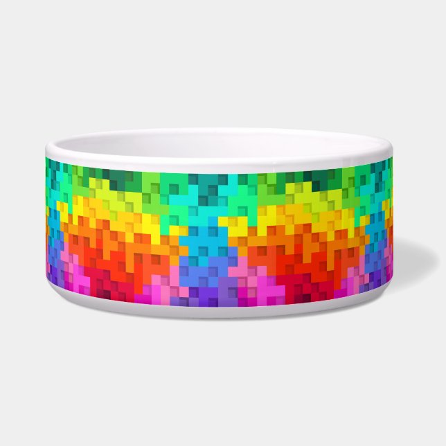 Comedero Resumen de diseño colorido (Frente)