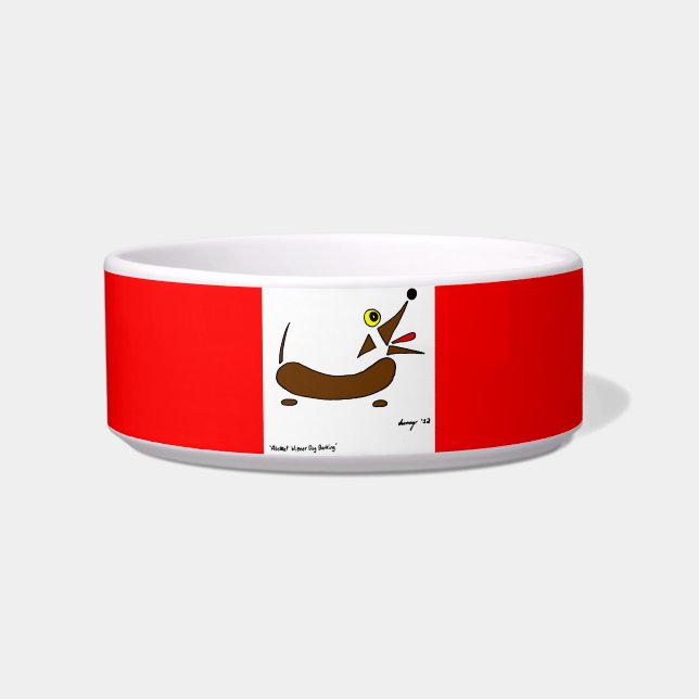 Comedero Resumen de Wiener Dog Pet Bowl (Frente)