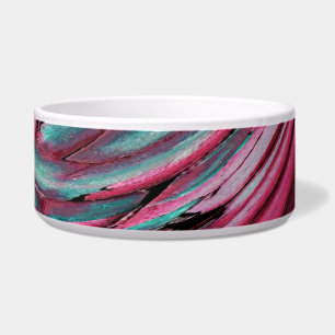 Comedero Resumen rosa y Verde azulado (Mascota) Bowl