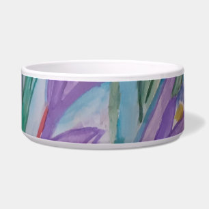 Comedero Resumen Spring Crocus Ceramic Pet Bowl