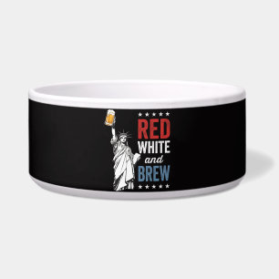 Comedero Rojo Blanco y Cerveza 250 Aniversario