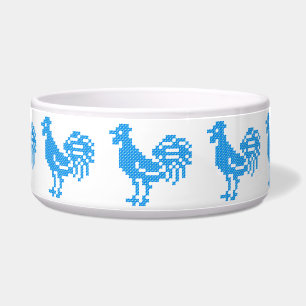 Comedero Roosters azules
