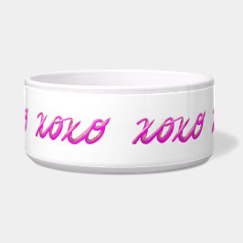 Comedero rosado xoxo