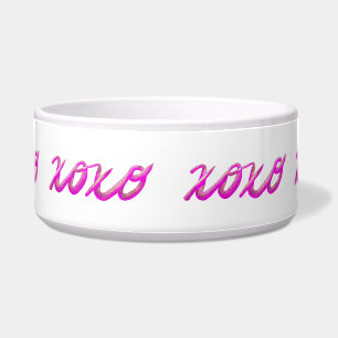 Comedero rosado xoxo