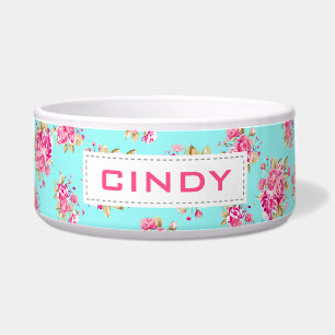 Comedero Rosas de Shabby Chic Floral