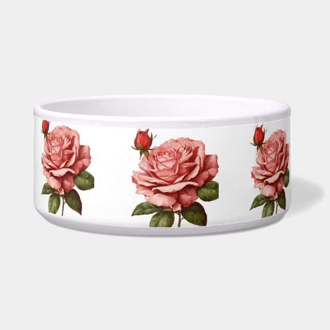 Comedero Rosebud Elegance Pet Bowl (Frente)