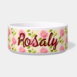 Comedero Rosen Muster rosa pink