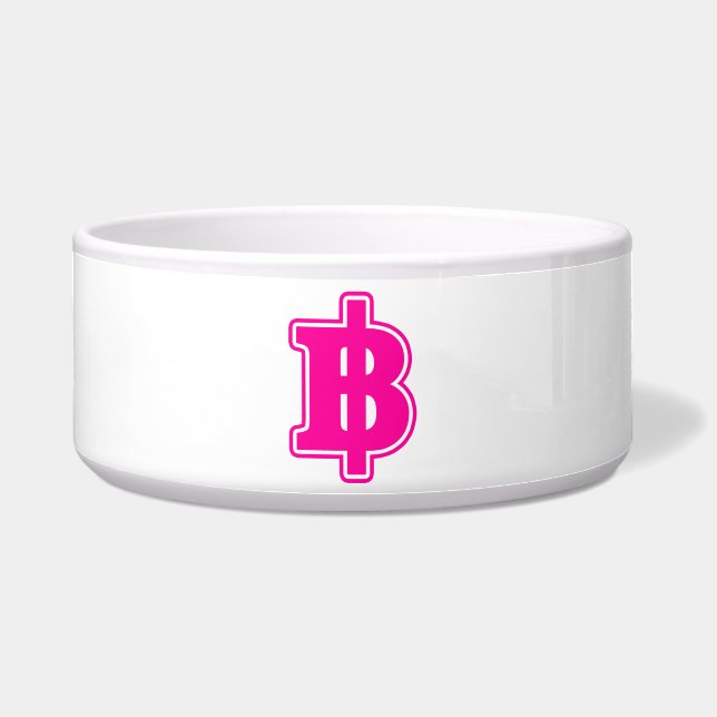 Comedero Rótulo PINK BAHT ฿ dinero tailandés ฿ (Frente)