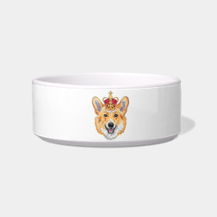 Comedero Royal Smiling Corgi Dog Bowl