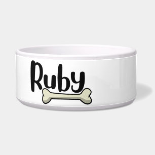 Comedero Ruby - tazón personalizado para perros