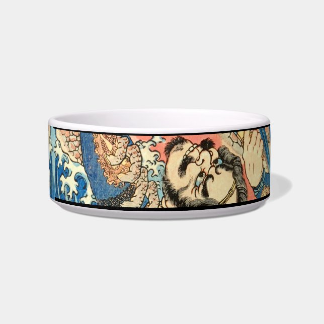 COMEDERO SAMURAI JAPONÉS LUCHA CONTRA MONSTRUO (Izquierda)