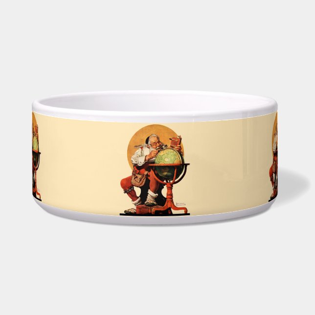 Comedero Santa en el globo (Frente)