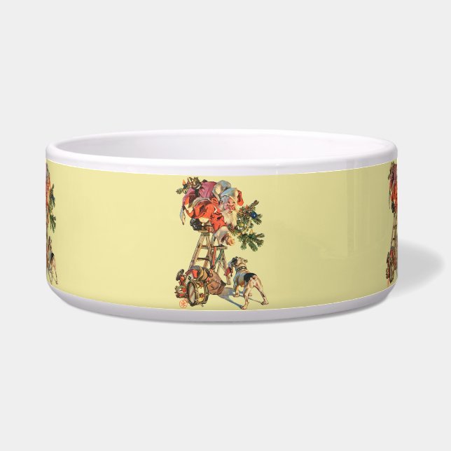 Comedero Santa encima de una escalera (Frente)