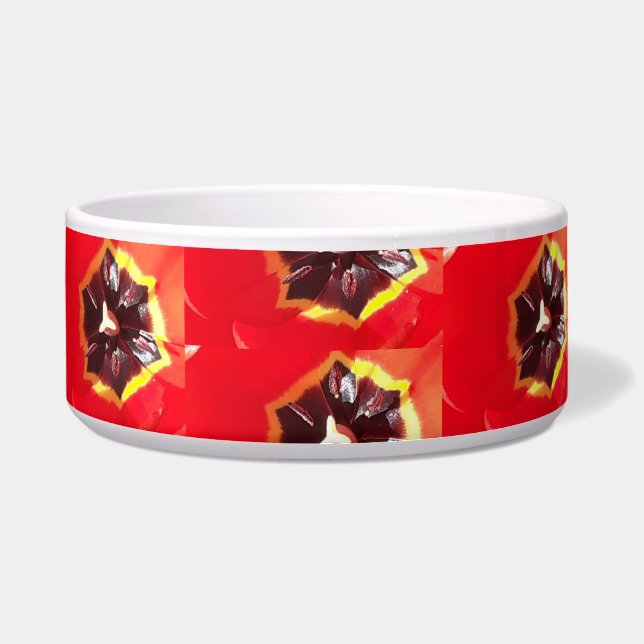 Comedero Scarlet Red Tulip Pet Bowl (Frente)
