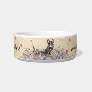 Comedero Scottish Terrier with paws