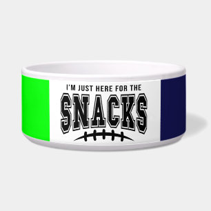 Comedero Seattle Seahawks Fútbol Aquí Para El Mascota Snack